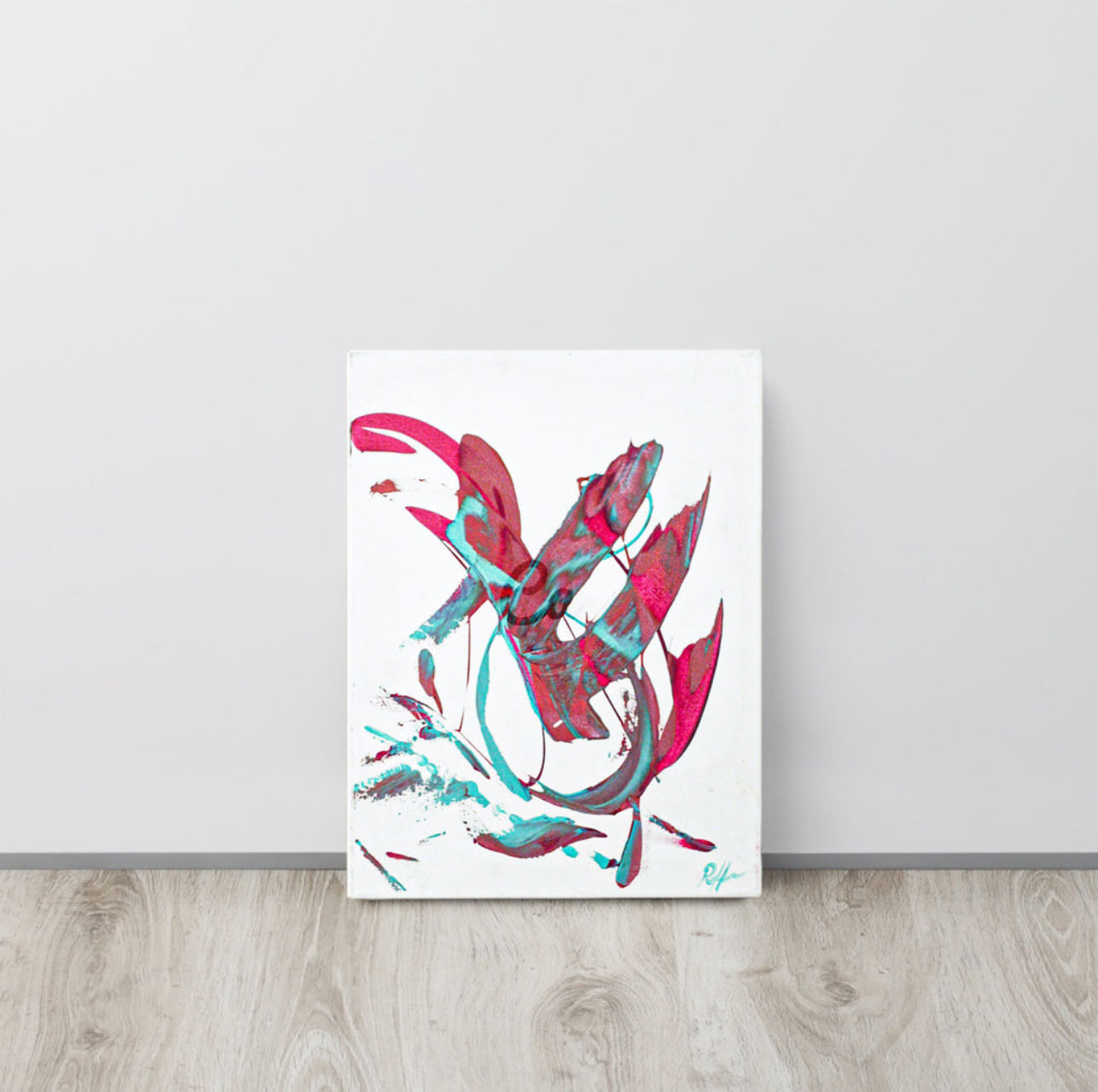 Birds in Flight original spiritual art painting by The Cardinal Enchantress
