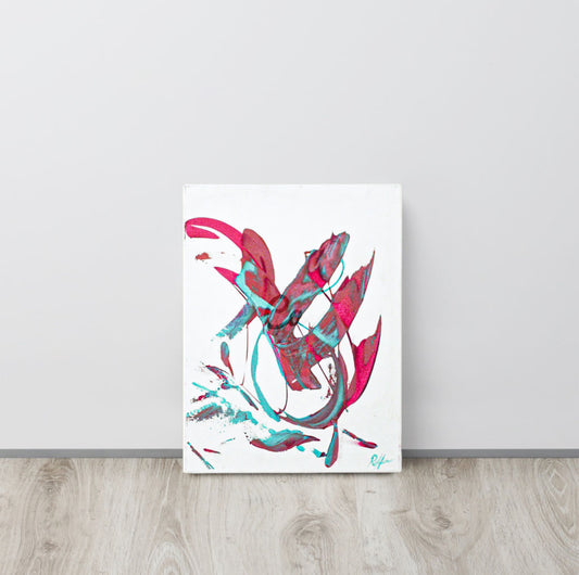 Birds in Flight original spiritual art painting by The Cardinal Enchantress