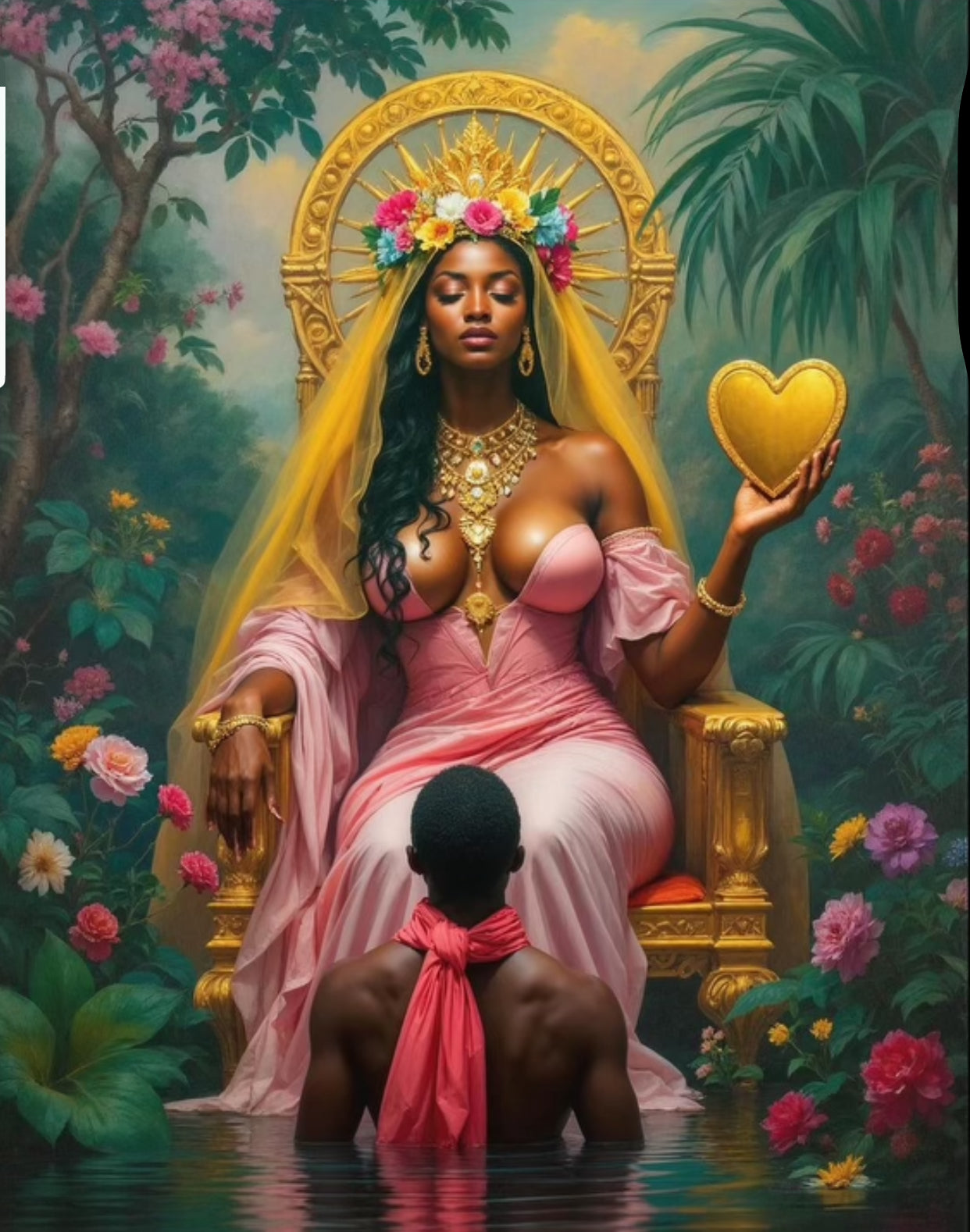 Freda Kit - Ezili Freda devotional conjure system including candles and oils for self love and romance