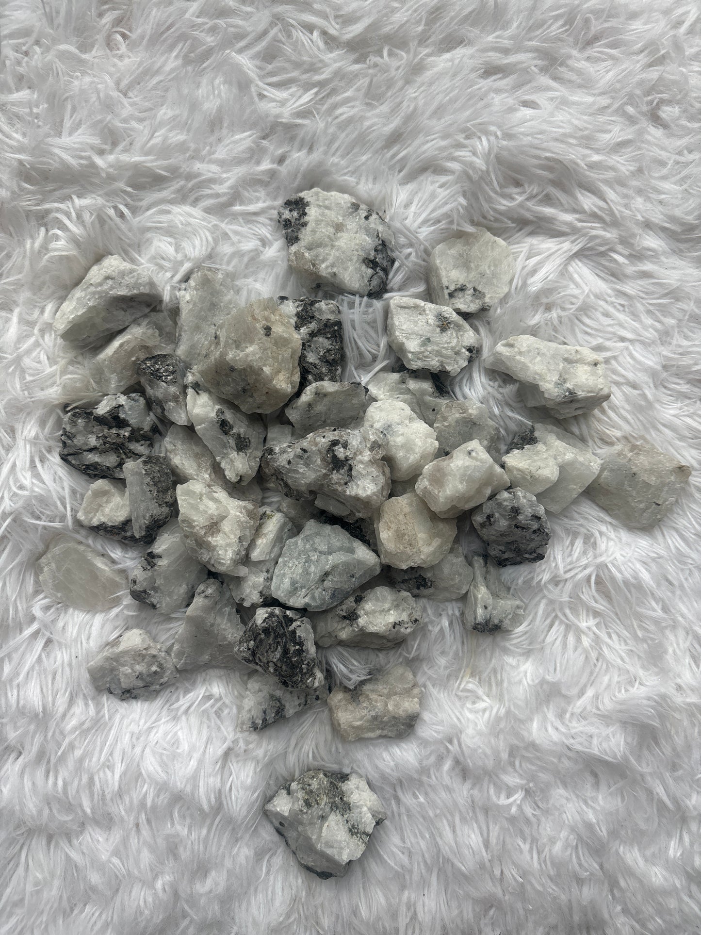 Raw Rainbow Moonstone crystal for intuition, divine feminine energy, and inner harmony