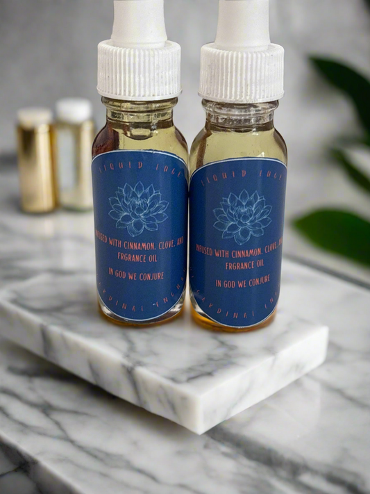 Liquid Luck|Premium Conjure Oil for Fortune, Opportunity & Miraculous Shifts