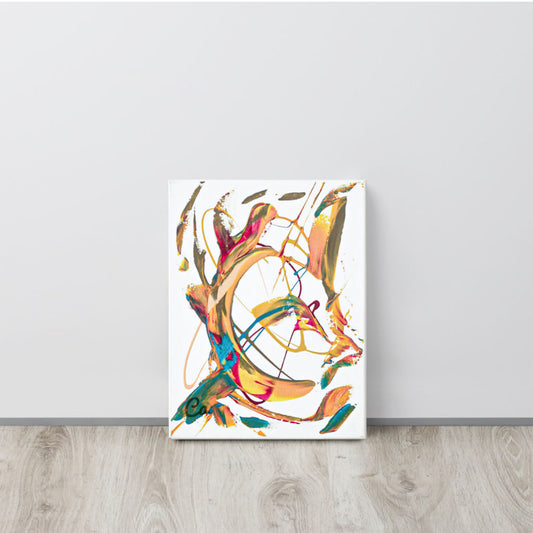 ChicA D original spiritual artwork - abstract intuitive painting by The Cardinal Enchantress