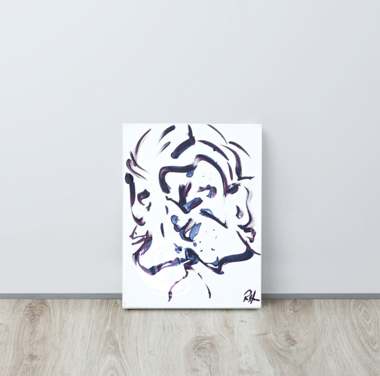 Three Sides to a Story original intuitive spiritual art painting by The Cardinal Enchantress