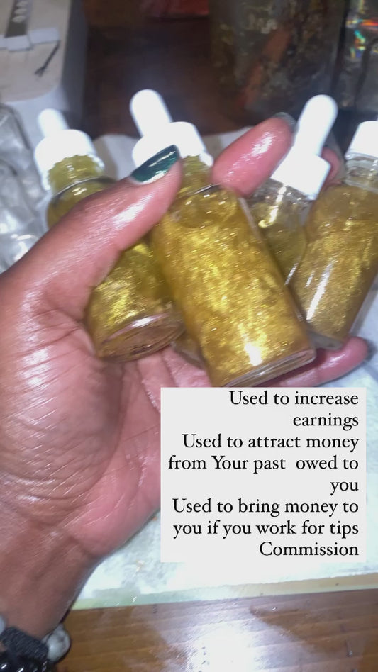 Luxe Dinero Oil 2oz – Premium Money Drawing Conjure Oil for Wealth & Financial Abundance